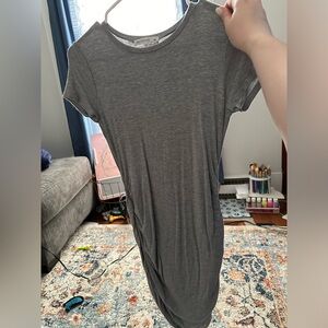 Grey body con dress